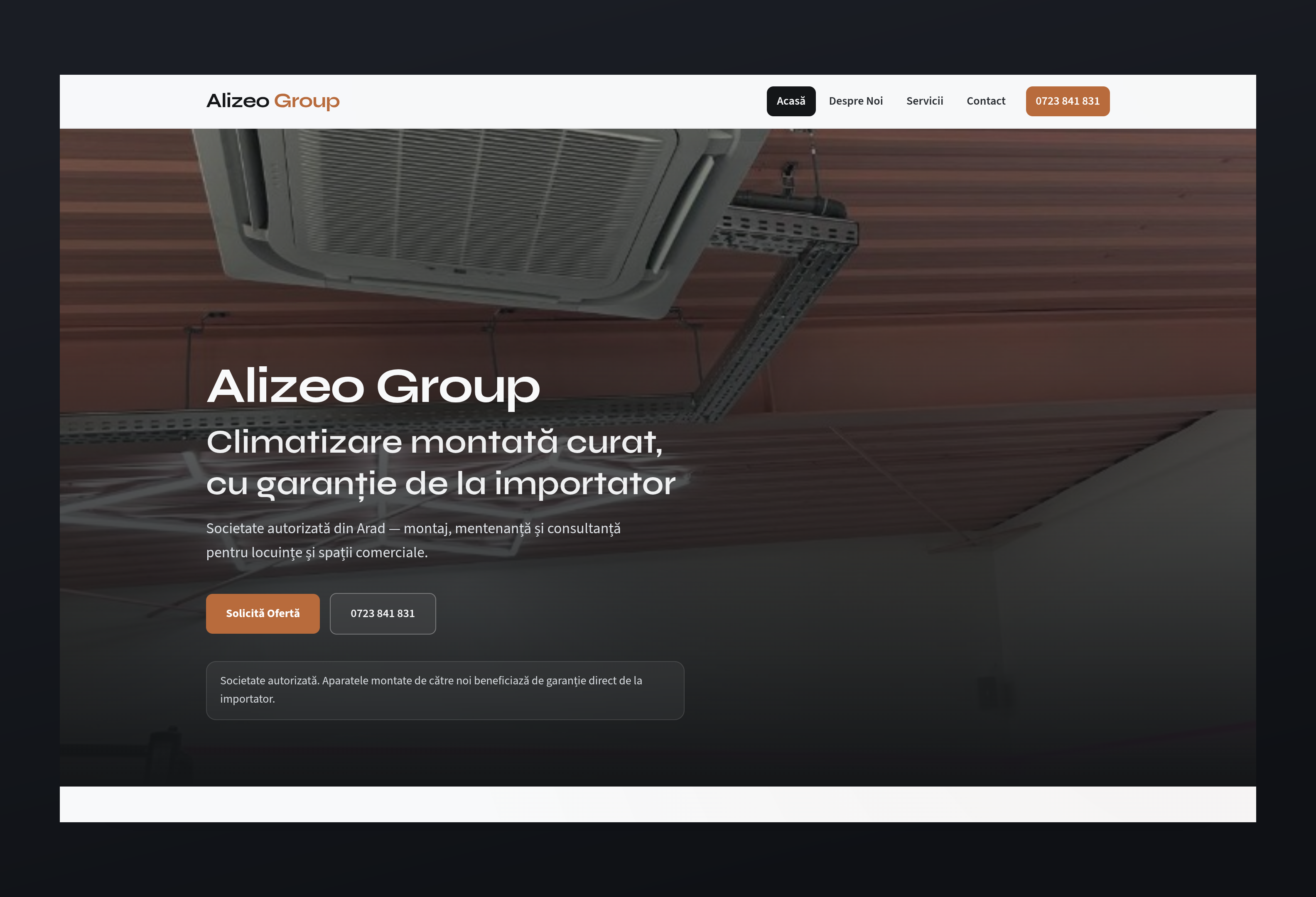 Alizeo screenshot