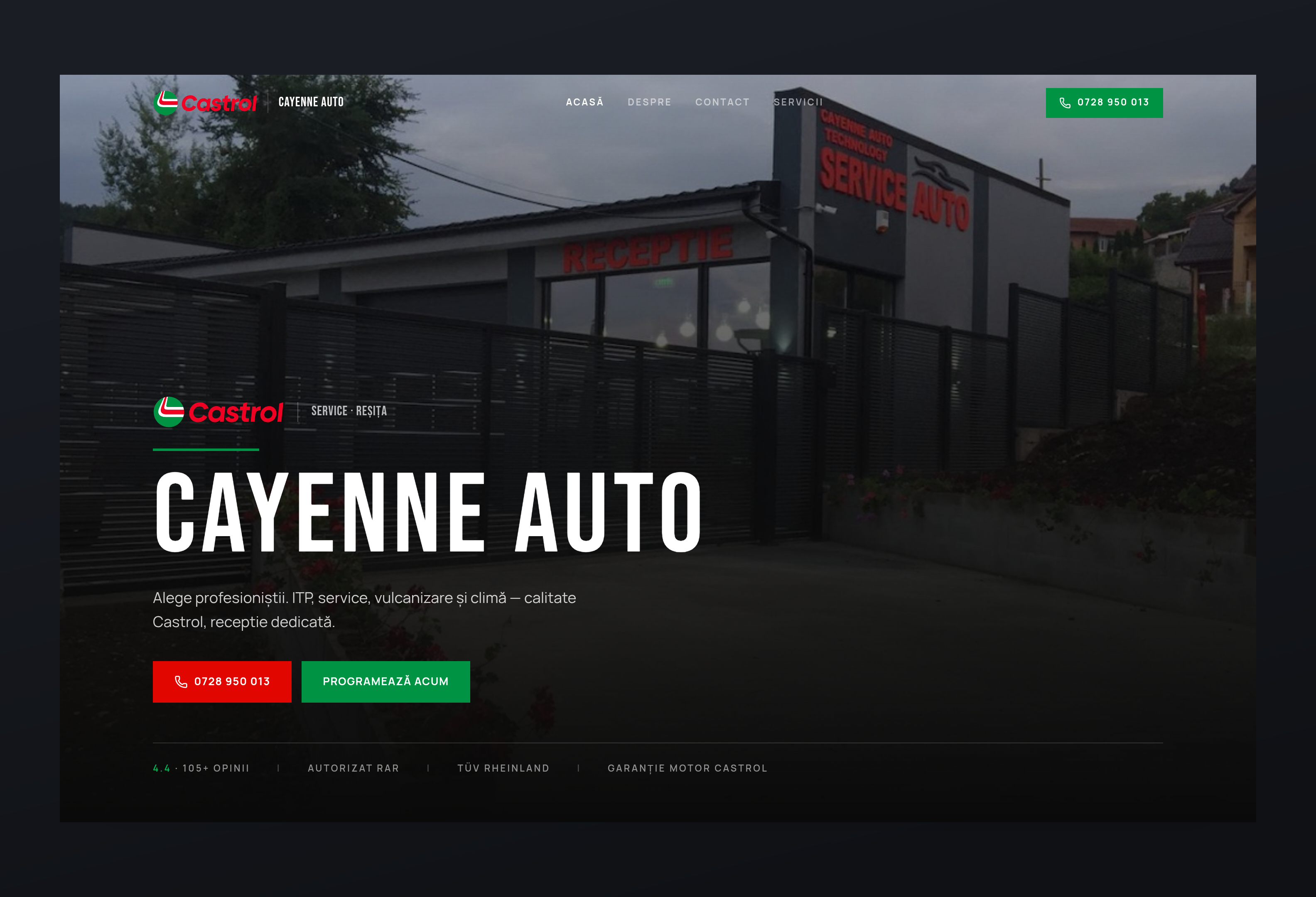 Castrol screenshot