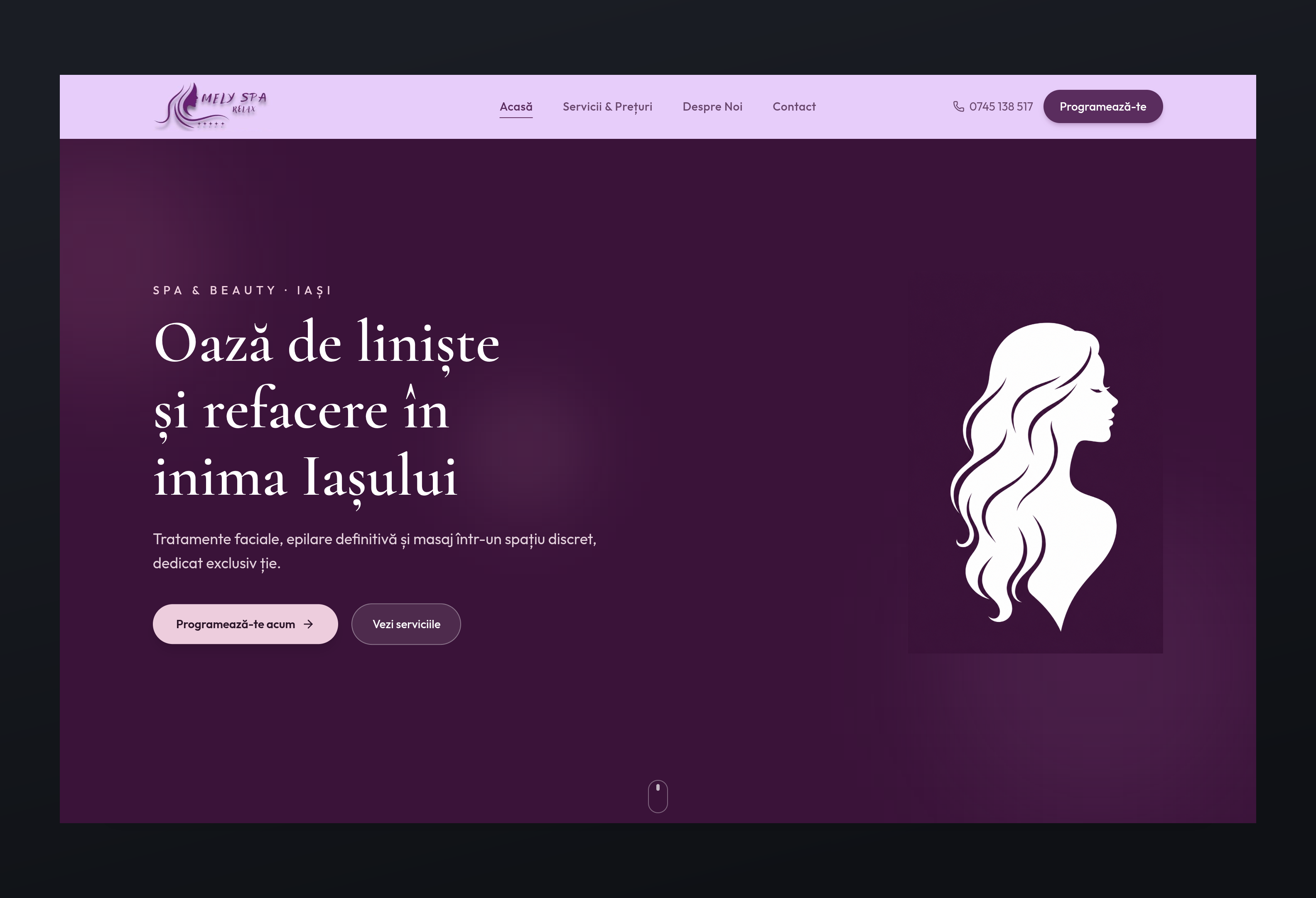 Mely Spa screenshot