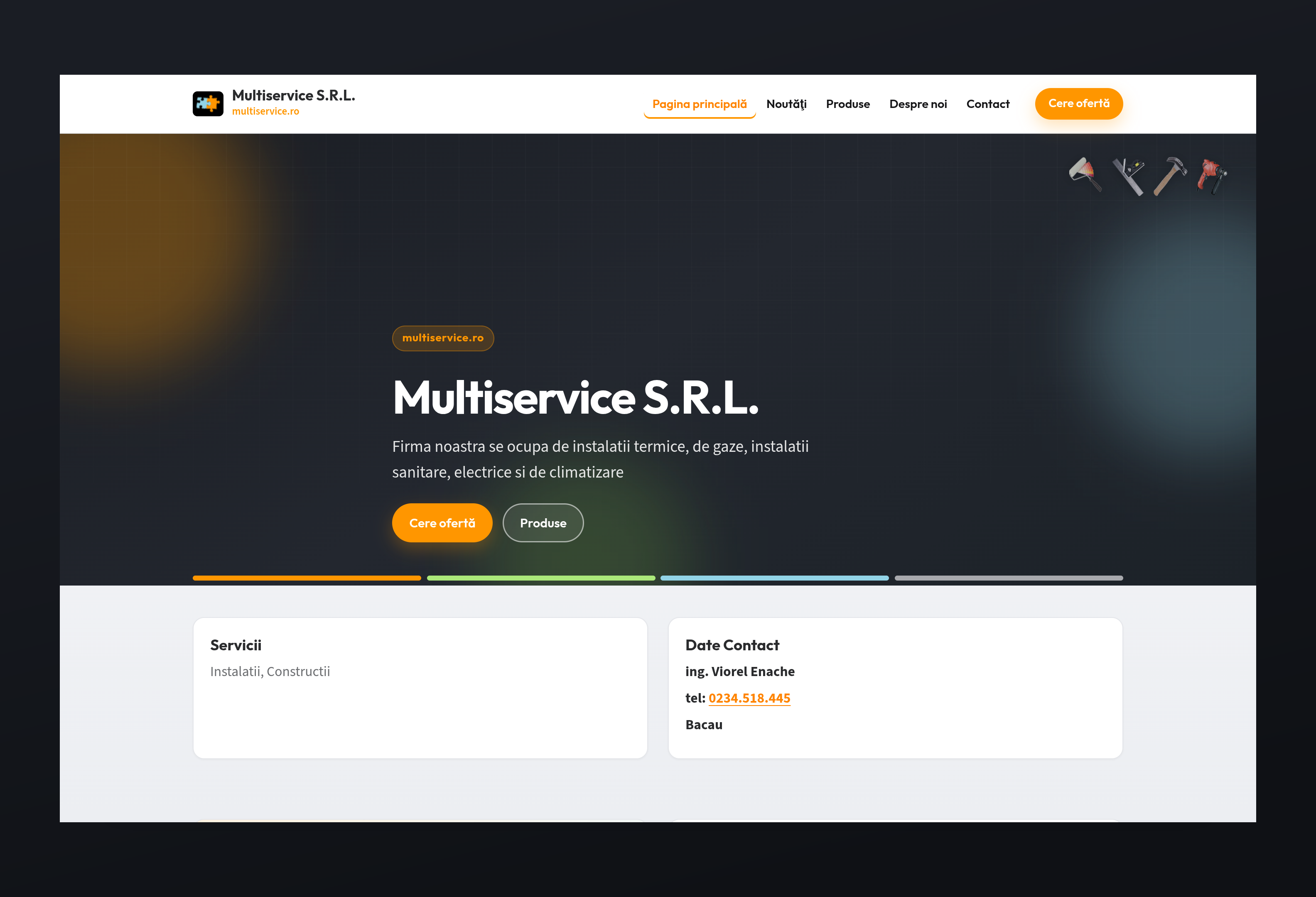 Multiservice screenshot